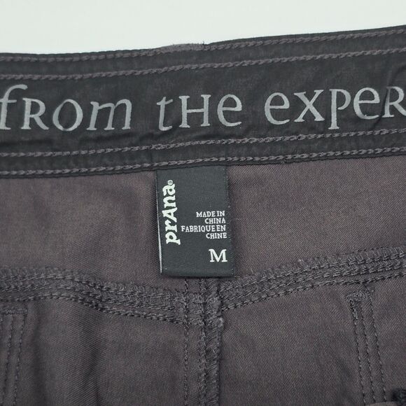 prAna Stretch Zion Cargo Shorts Men's M Dark Gray Flat Front M3STRE110 - Picture 6 of 9